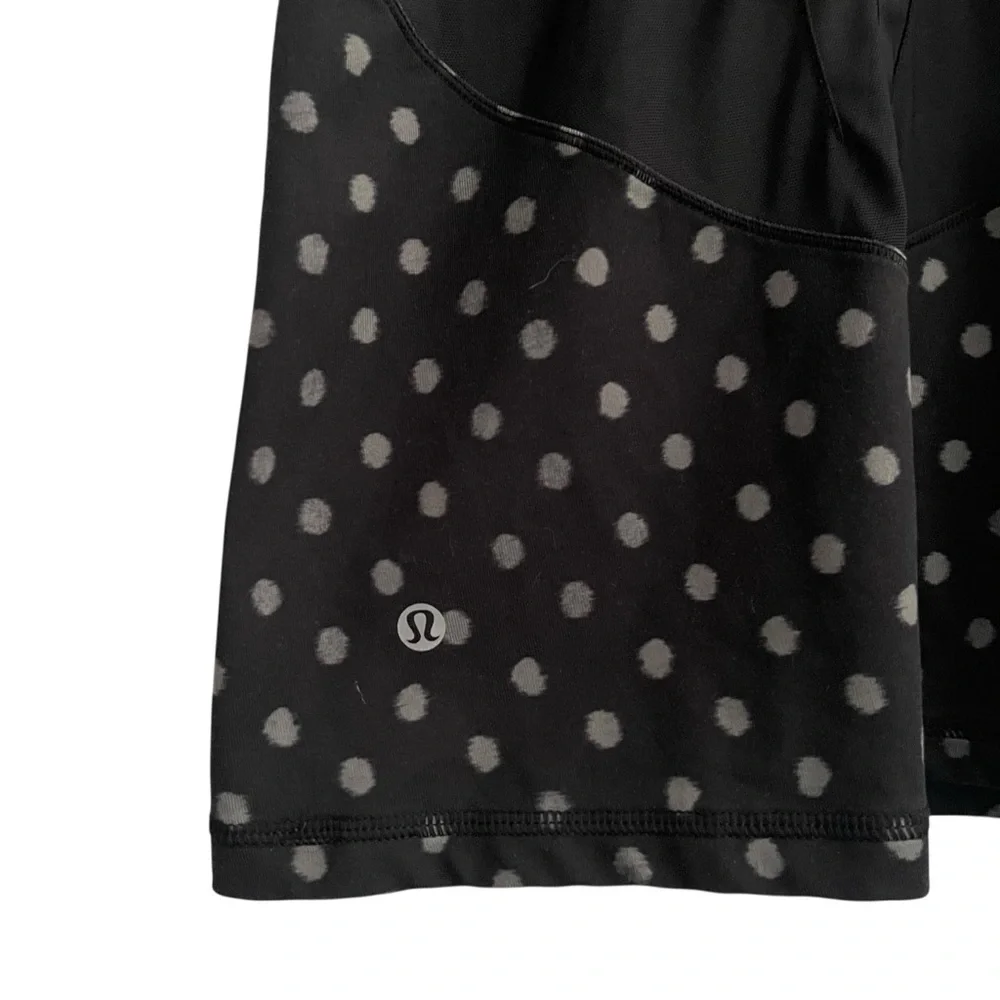 Lululemon Exquisite Tank In Ghost Dot Black Slate‎ Size 4